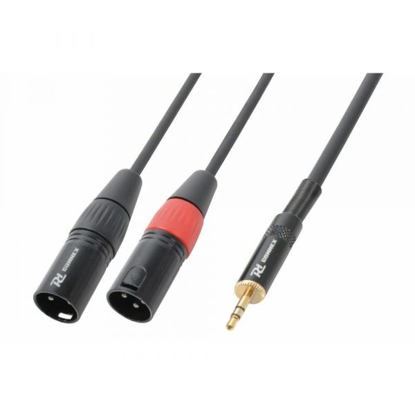 PD-Connex CX70-1 Cable 2x XLR Macho - 3.5mm Estereo 1.5m
