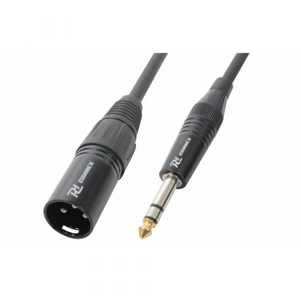 PD-Connex CX44-1 Cable XLR macho - Jack 6.3 Stereo 1.5m
