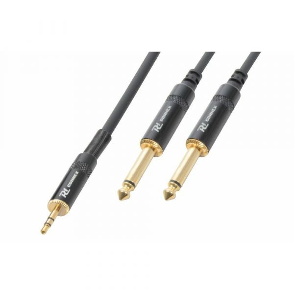 PD-Connex CX86-1 Cable 3.5 Stereo-2x6.3 Mono 1.5m HQ
