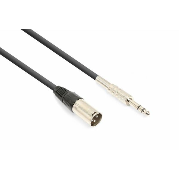 Vonyx CX316-1 Cable XLR Macho-Jack 6.3 Stereo (1.5m)