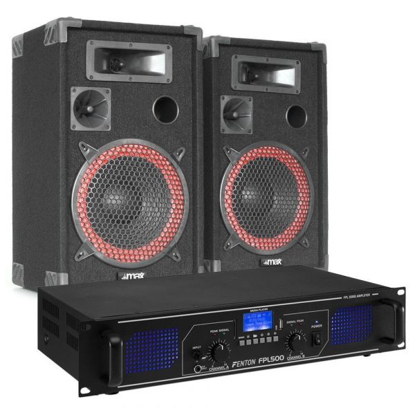 Fenton FPL500 Sistema de sonido mp3 y Bluetooth clase D - 500W