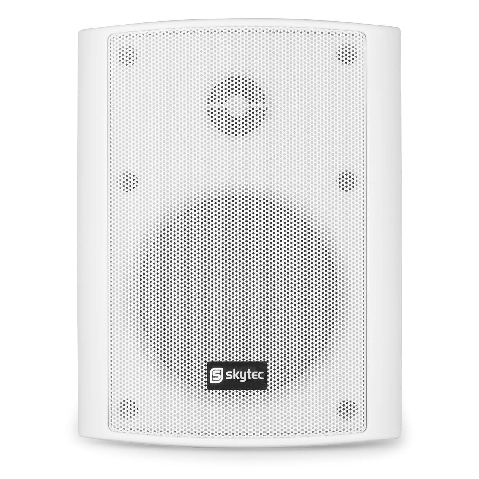 Skytec ODS50W Conjunto de altavoces stereo, 2-vias, 100W max, Blanco - Pareja