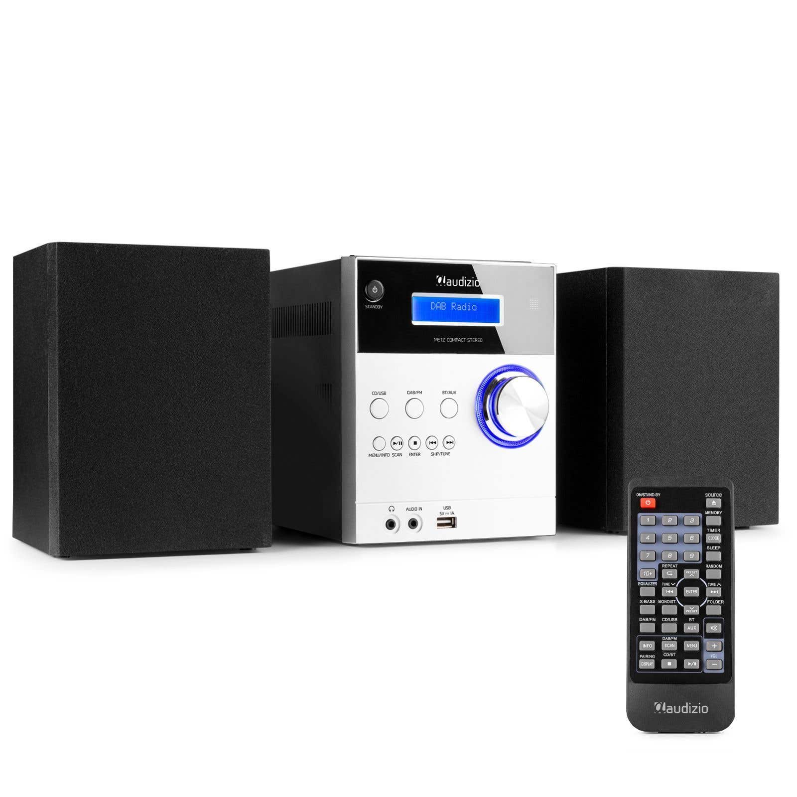Audizio Metz Mini Cadena HiFi - Aluminio