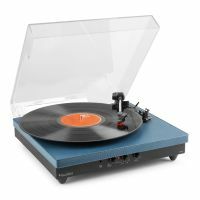 Audizio RP113D Tocadiscos con entrada/salida de Bluetooth - Azul oscuro