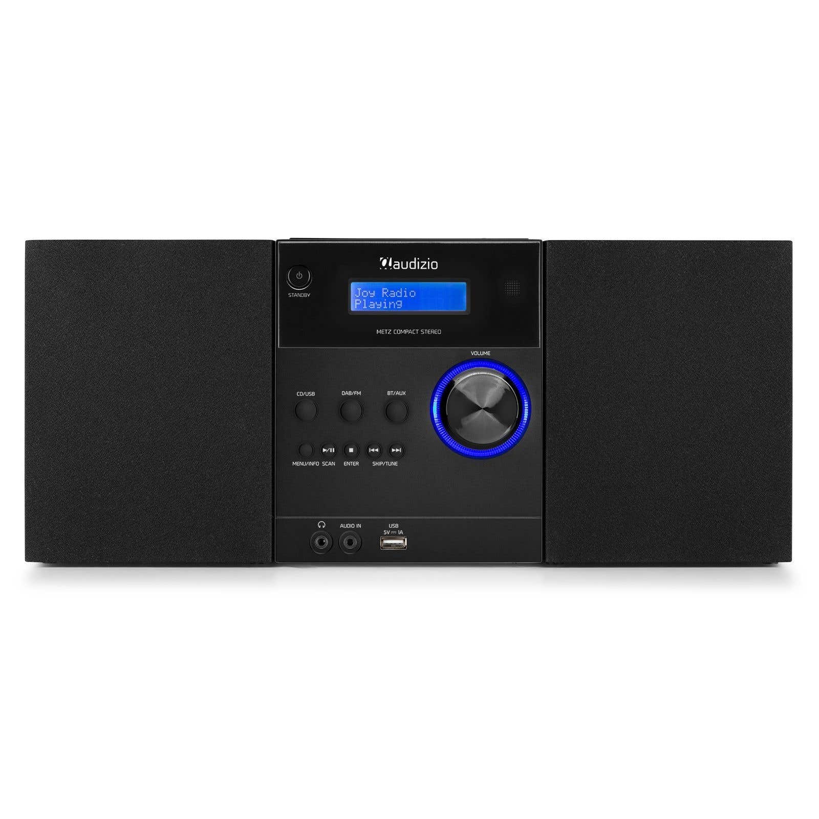 Audizio Metz Mini Cadena HiFi - Negro