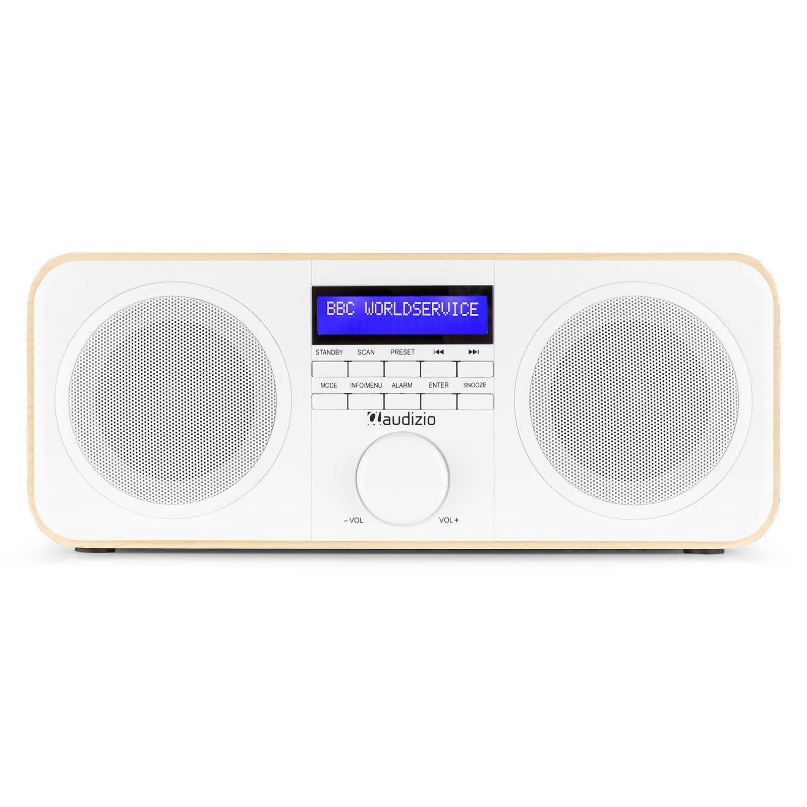 Audizio Novara DAB+ Radio estéreo Blanca