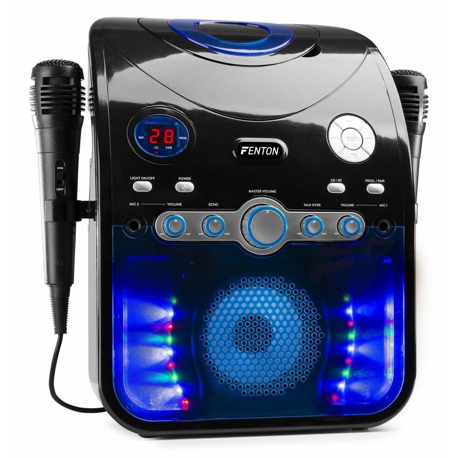 Fenton SBS20B Máquina Karaoke con CD-G Negro