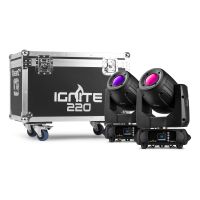 BeamZ Professional IGNITE220 Pack de 2 cabezas móviles en flightcase