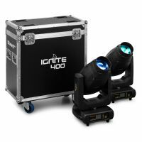 BeamZ Professional IGNITE400 Pack de 2 cabezas móviles en flightcase