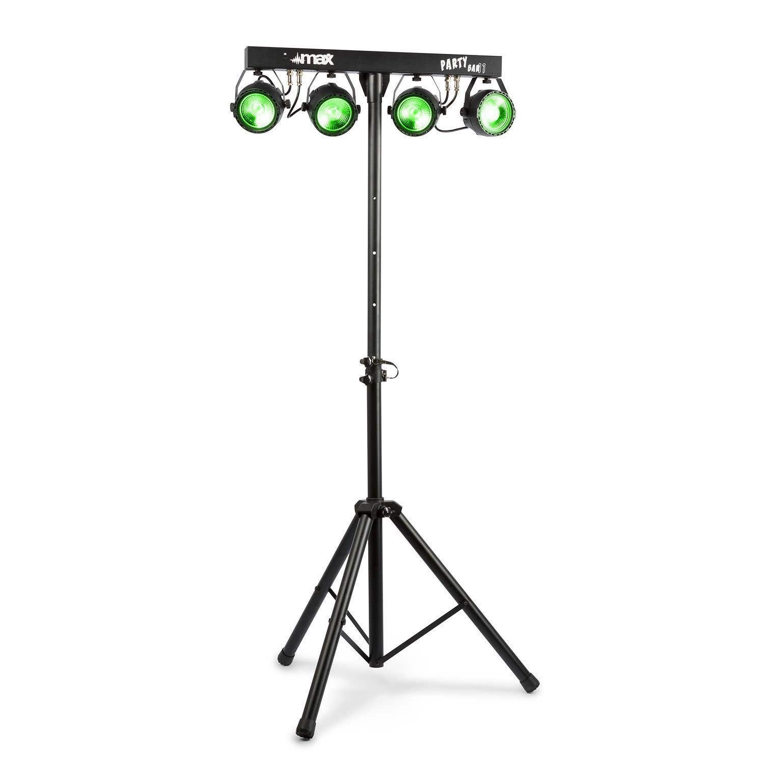 Max PartyBar11 Kit 4 x COB Foco Par 20W