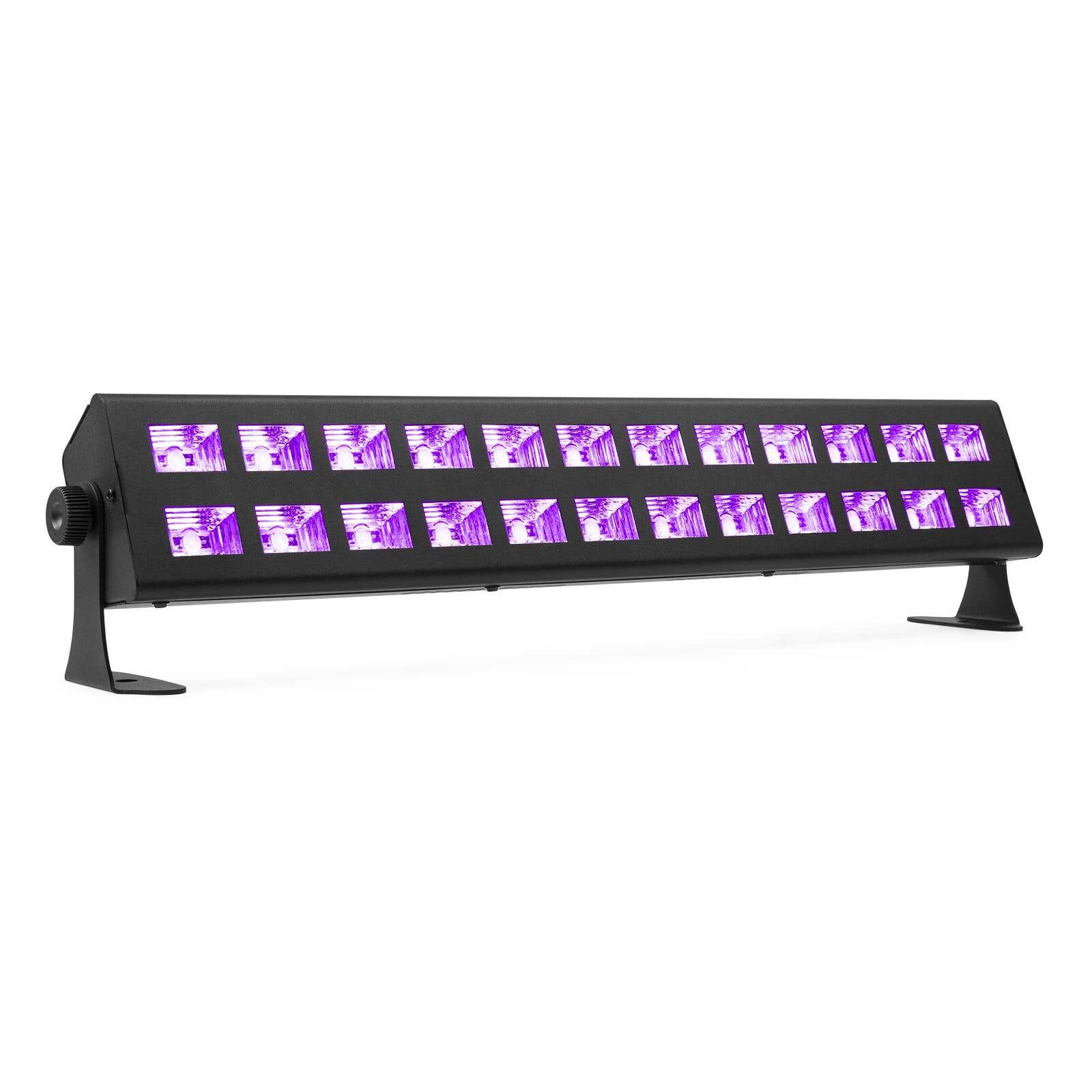 BeamZ BUV2123 UV Barra de led ultravioleta 2 x 12 LEDs sin DMX 