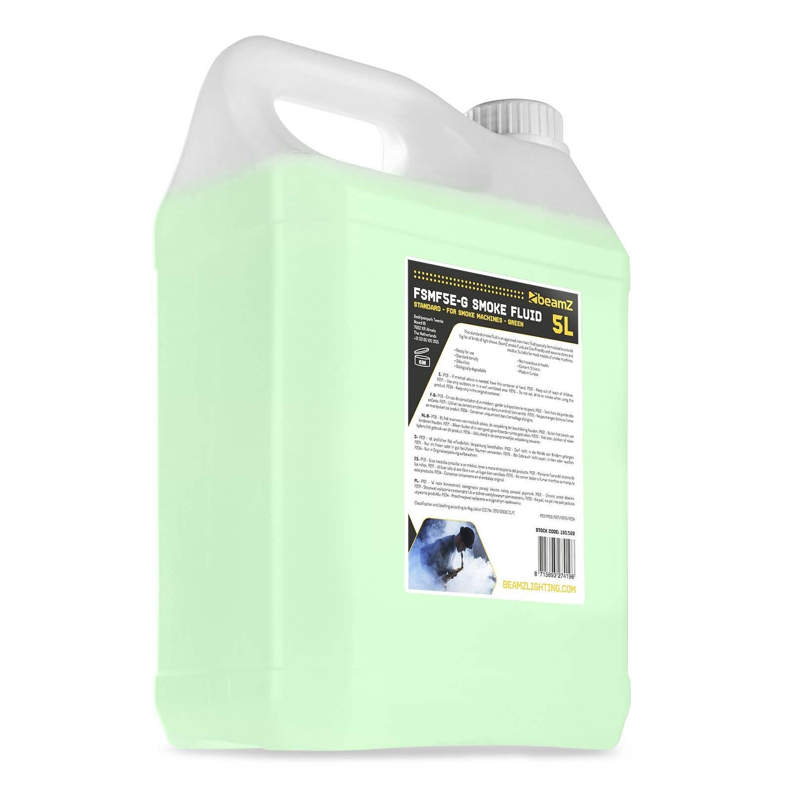 beamZ FSMF5E-G Liquido de Humo 5L Estándar Verde