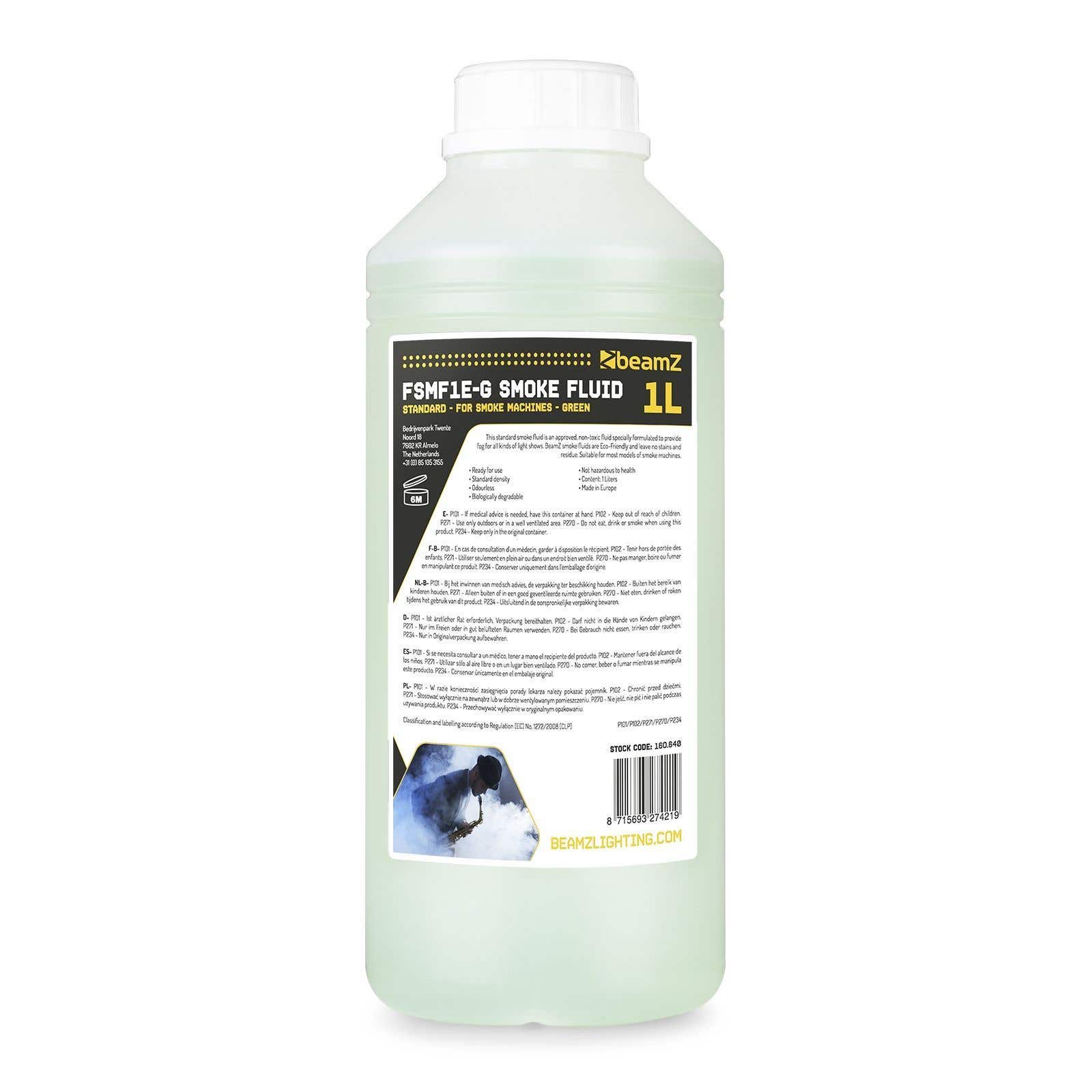 beamZ FSMF1E-G Líquido de Humo 1L estandar Verde