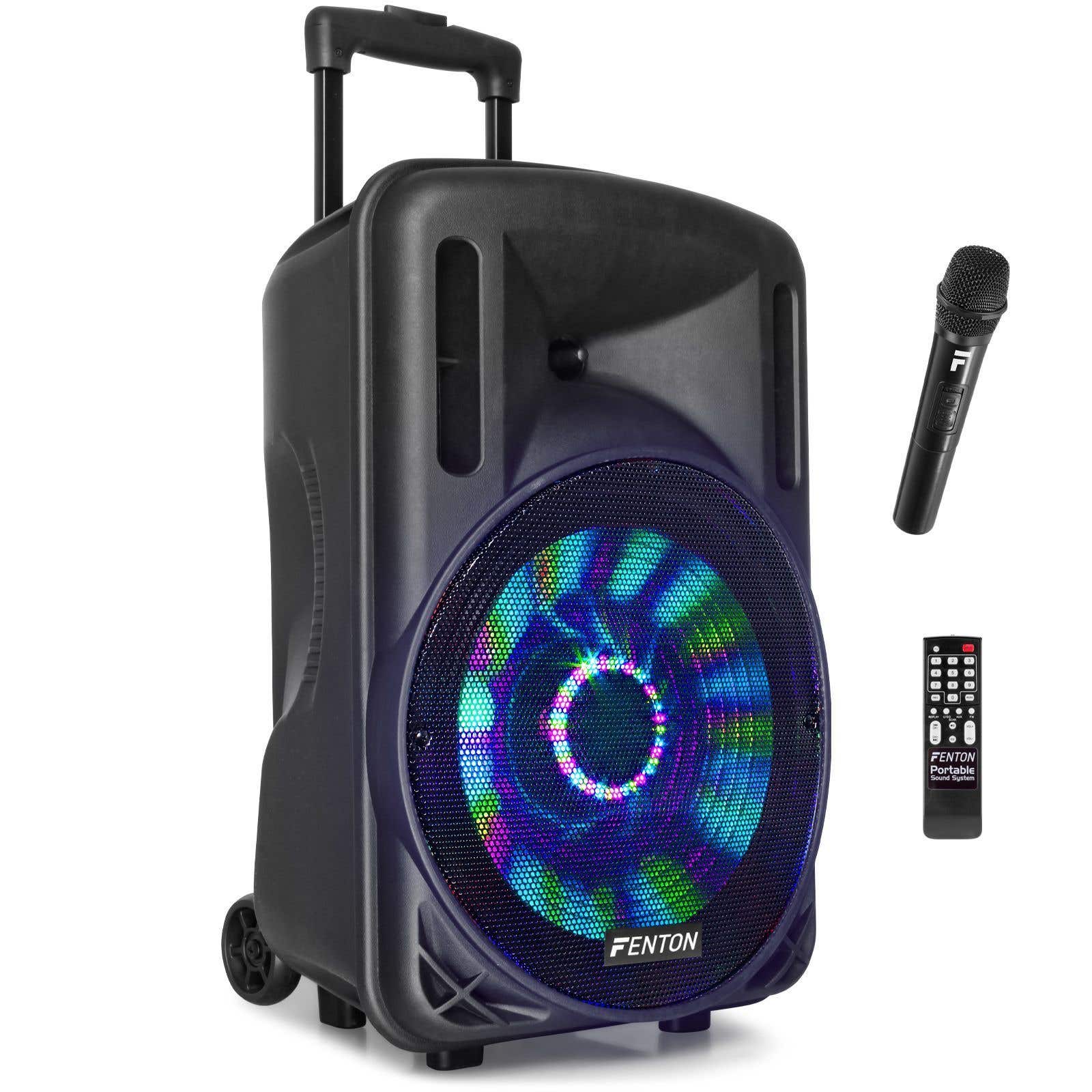 Fenton FT12LED Altavoz Activo portátil de 12" 700W