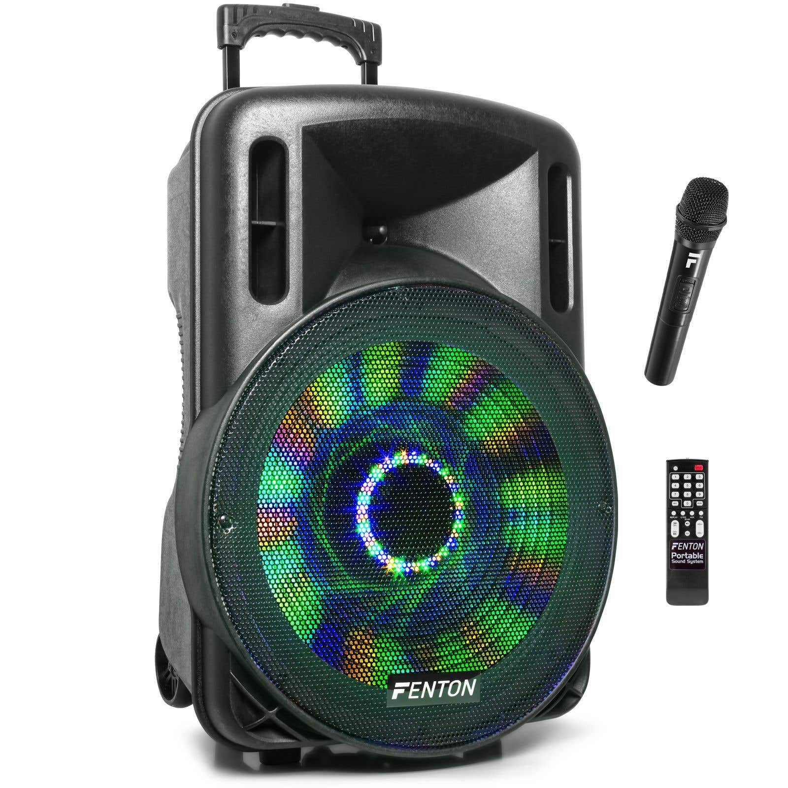 Fenton FT15LED Altavoz Activo portátil de 15" 800W