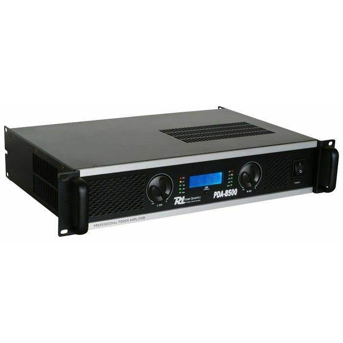 Power Dynamics PDA-B500 Amplificador Profesional 500W RMS, Estéreo/Mono, Refrigeración Silenciosa