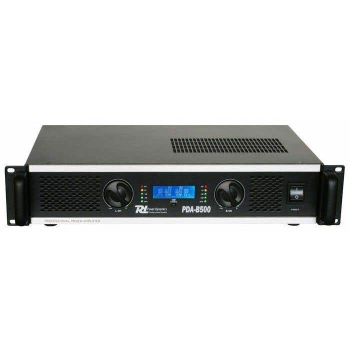 Power Dynamics PDA-B500 Amplificador Profesional 500W RMS, Estéreo/Mono, Refrigeración Silenciosa