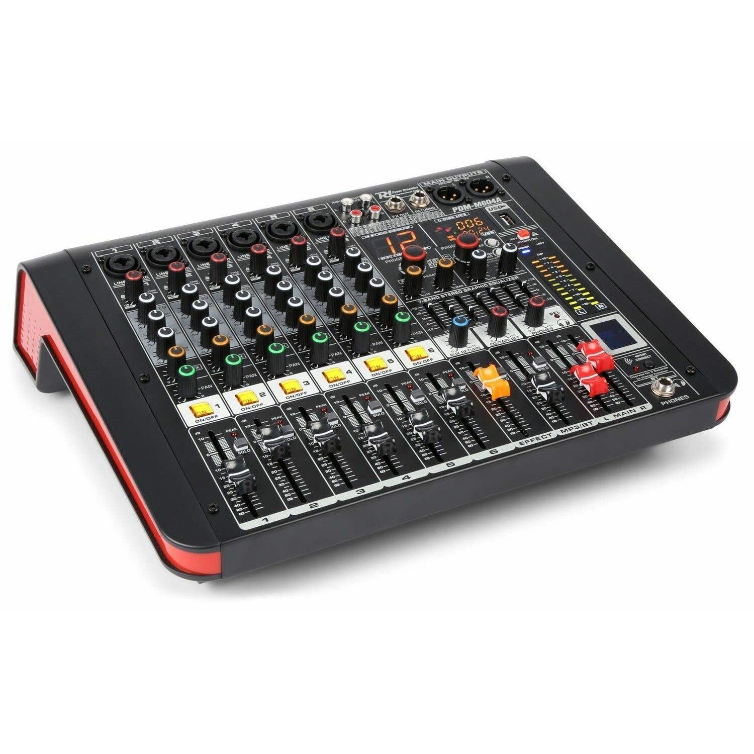 Power Dynamics PDM-M604A Mezclador directo amplificado 6 canales