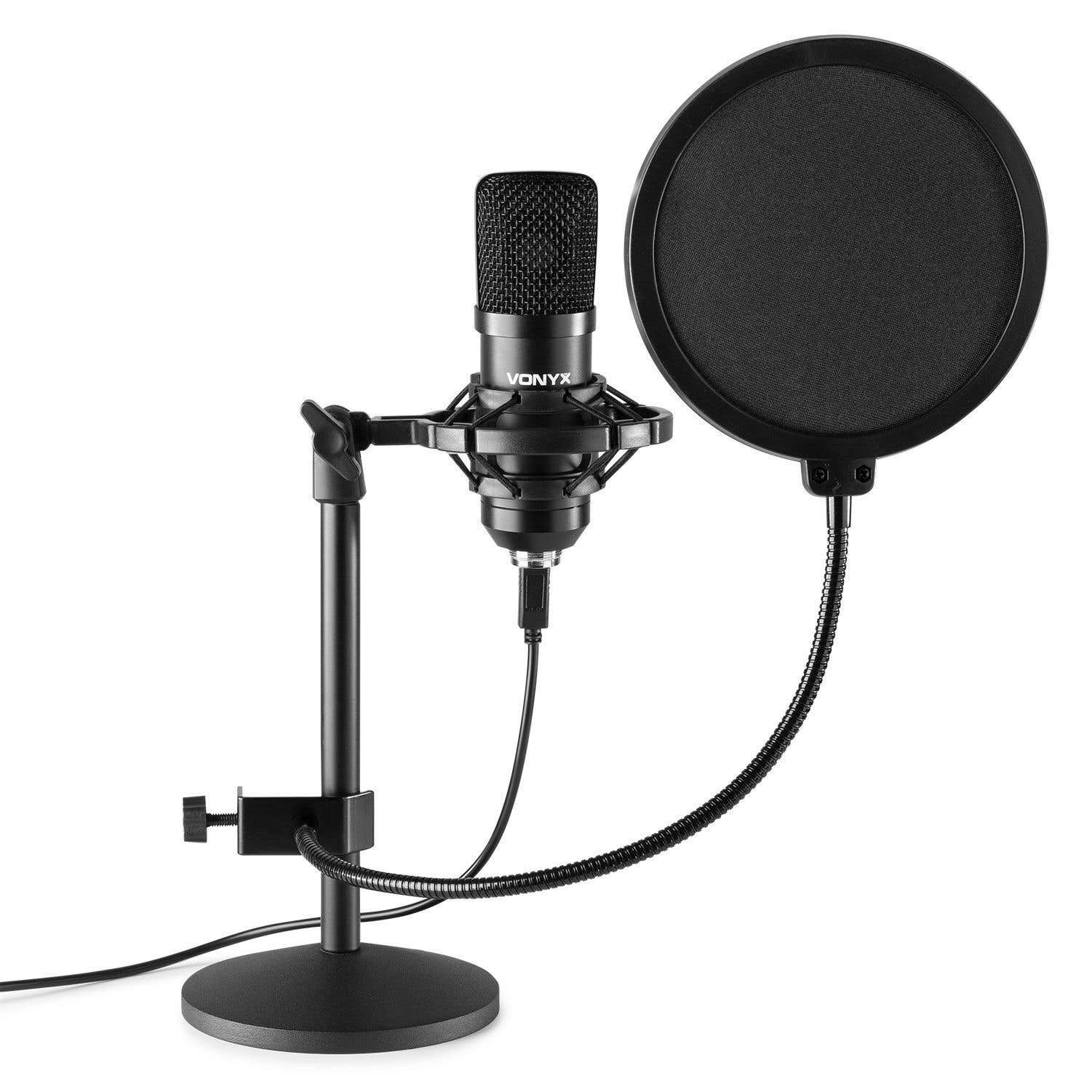 Vonyx CMTS300 Studio Microphone Set Black