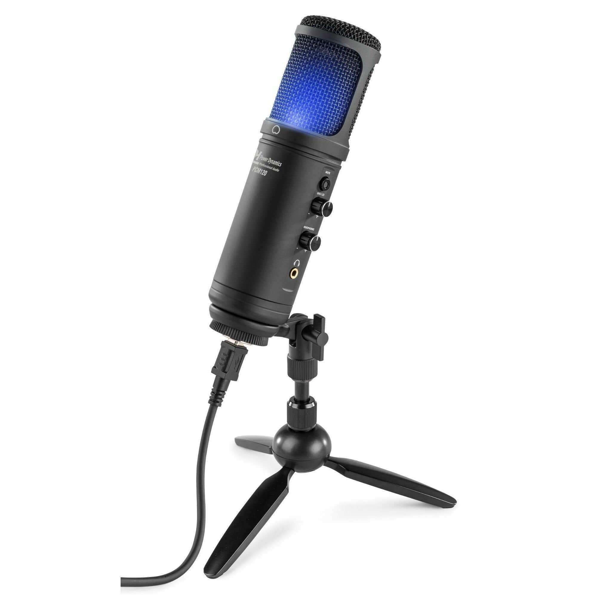 Power Dynamics PCM120 Conjunto micrófono condensador USB
