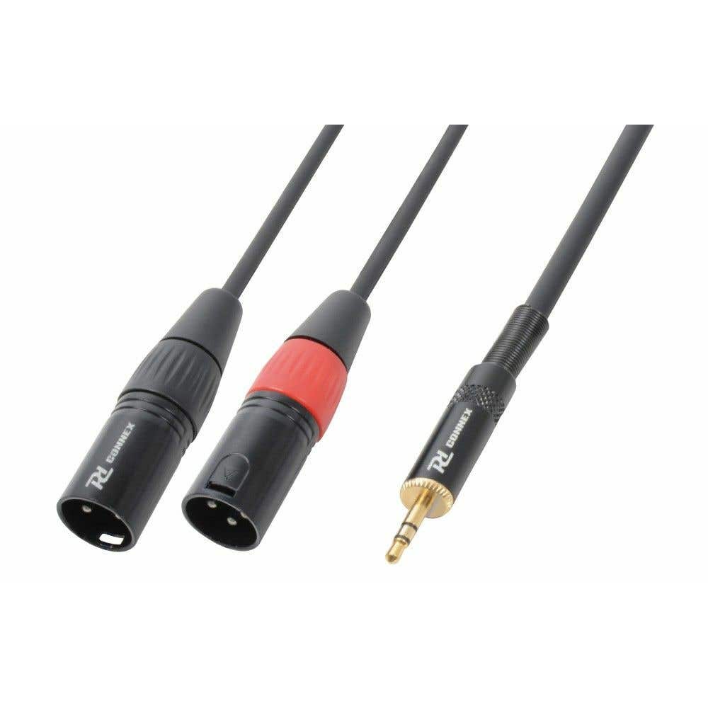 PD-Connex CX70-6 Cable 2x XLR Macho - 3.5mm Estereo 6.0m