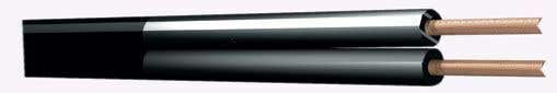 PD-Connex RX26 Cable paralelo altavoz, 2 x 0,75MM, 6.0A, Blanco, 100m