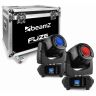 beamZ Fuze75S Set 2 pcs Cabeza Movil Spot 75W LED en Flightcase