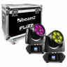 beamZ Fuze610Z Set 2 pcs Cabeza Movil Wash 6x 10W LED con Zoom en Flightcase