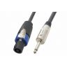 PD-Connex CX27-5 Cable de altavoz 2P NL2-macho a jack 6.3MM 5mtrs