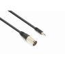 Vonyx CX318-05 Cable XLR Macho-Jack 3.5 Stereo (0.5m)