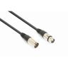 Vonyx CX350-1 DMX Cable 3-Pin XLR Macho - XLR Hembra 1.5m (110Ohm)