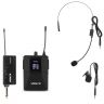 Vonyx WM55B Micrófono inalámbrico Bodypack (emisor/receptor) UHF
