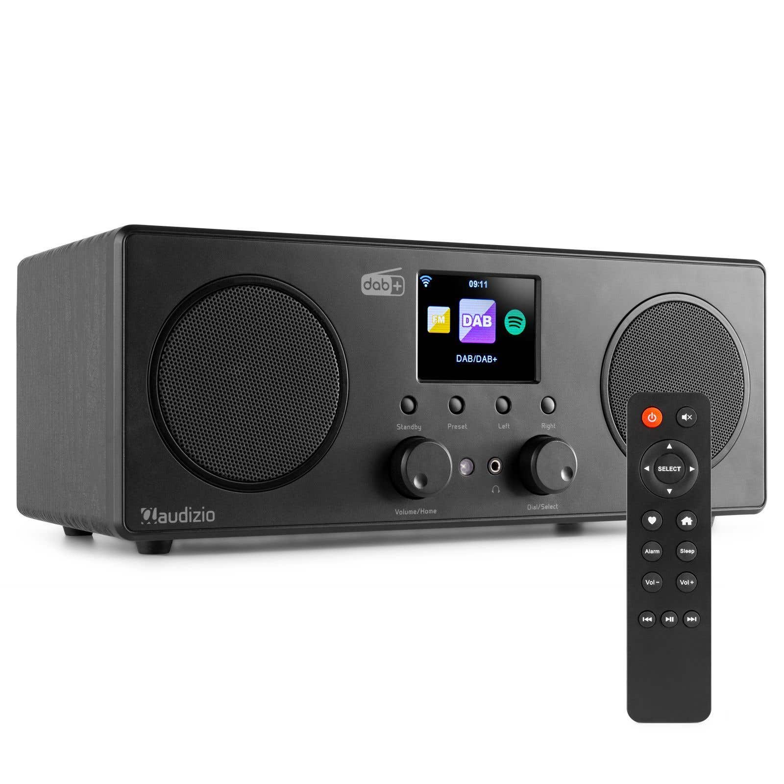 Audizio Bari Radio WIFI Internet estéreo con DAB + Negro