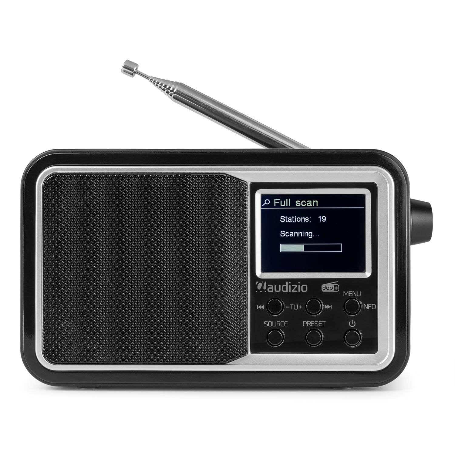 Audizio Parma Radio Portátil DAB+ Negro