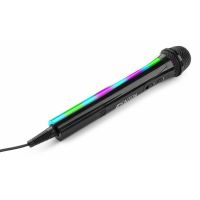 Fenton KMD55B Micrófono Karaoke con luces RGB Negro