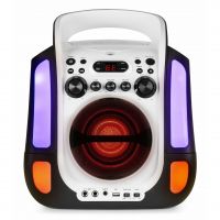 Fenton SBS30W Sistema Karaoke con CD y 2 micros Blanco