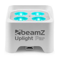 BeamZ BBP90W Foco Par led Uplight con 4 leds de 4W con batería color blanco