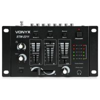 Vonyx STM-2211B Mezclador 4 canales - Negro