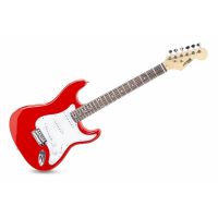 Max GigKit Conjunto Guitarra Eléctrica Rojo