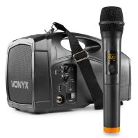 Vonyx ST014 Megafono con micro inalambrico y bateria UHF