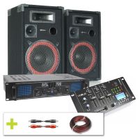 SkyTec Pack completo de DJ 700 W con Bluetooth y USB