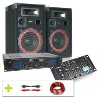 SkyTec completo sistema de sonido DJ 1000W con Bluetooth y USB