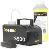 BeamZ S-500 Máquina de humo + 1 litro extra de líquido de humo