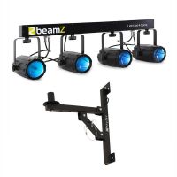 BeamZ 4-Some lichteffect inclusief muurbeugel