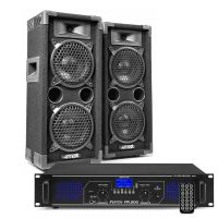 MAX26 Combo para DJ de Altavoz y amplificador Bluetooth 1200W