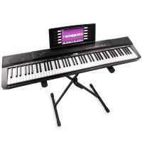 MAX KB6 Piano digital con 88 teclas sensibles al tacto y soporte para teclado