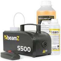 BeamZ S500 Pack de máquina de humo con líquido de limpieza y líquido de humo - 500W