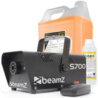 BeamZ S700 Pack de máquina de humo con líquido de limpieza y líquido de humo - 700W