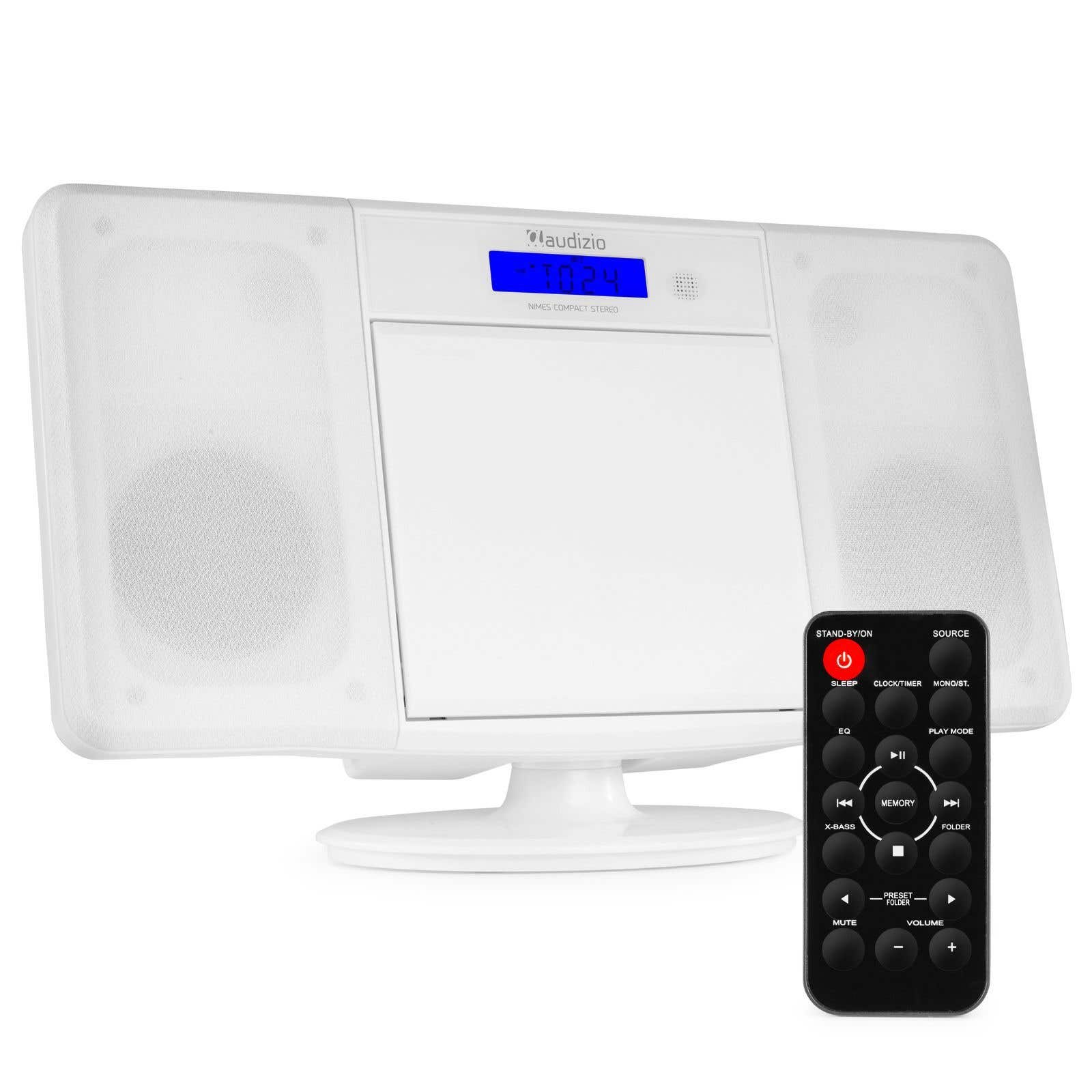 Audizio Nimes Sistema estéreo HiFi Blanco