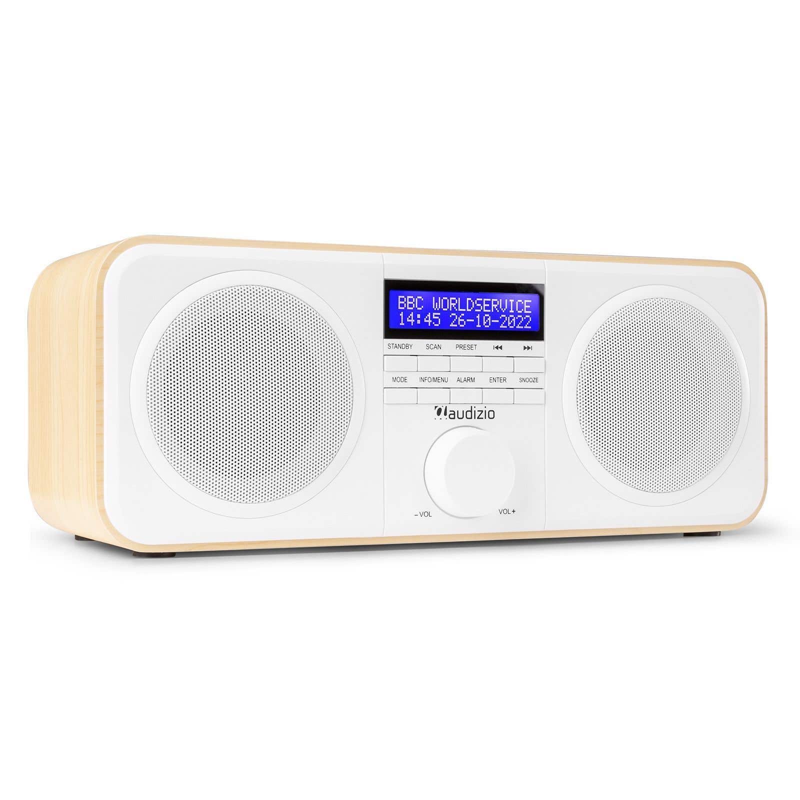 Audizio Novara DAB+ Radio estéreo Blanca